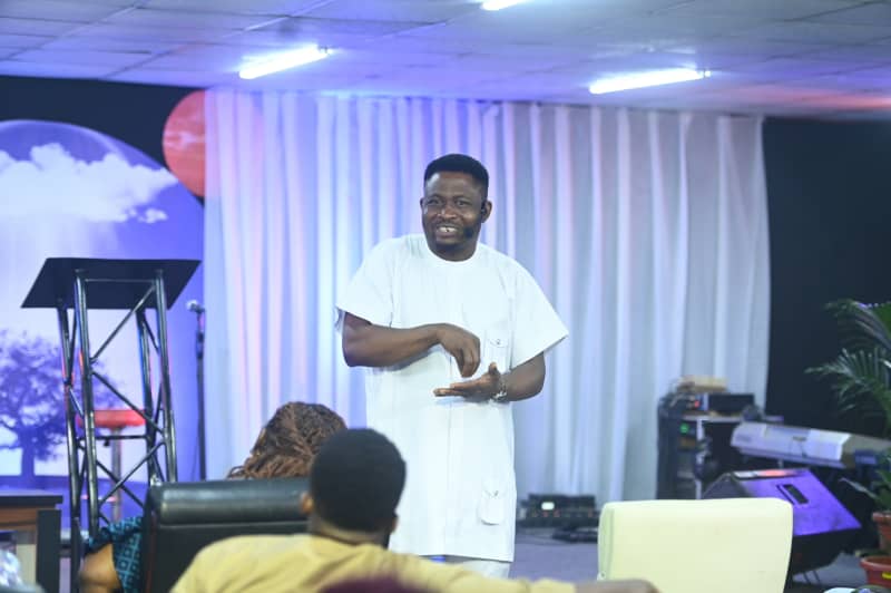 NLWC Ikorodu leadership during worship service